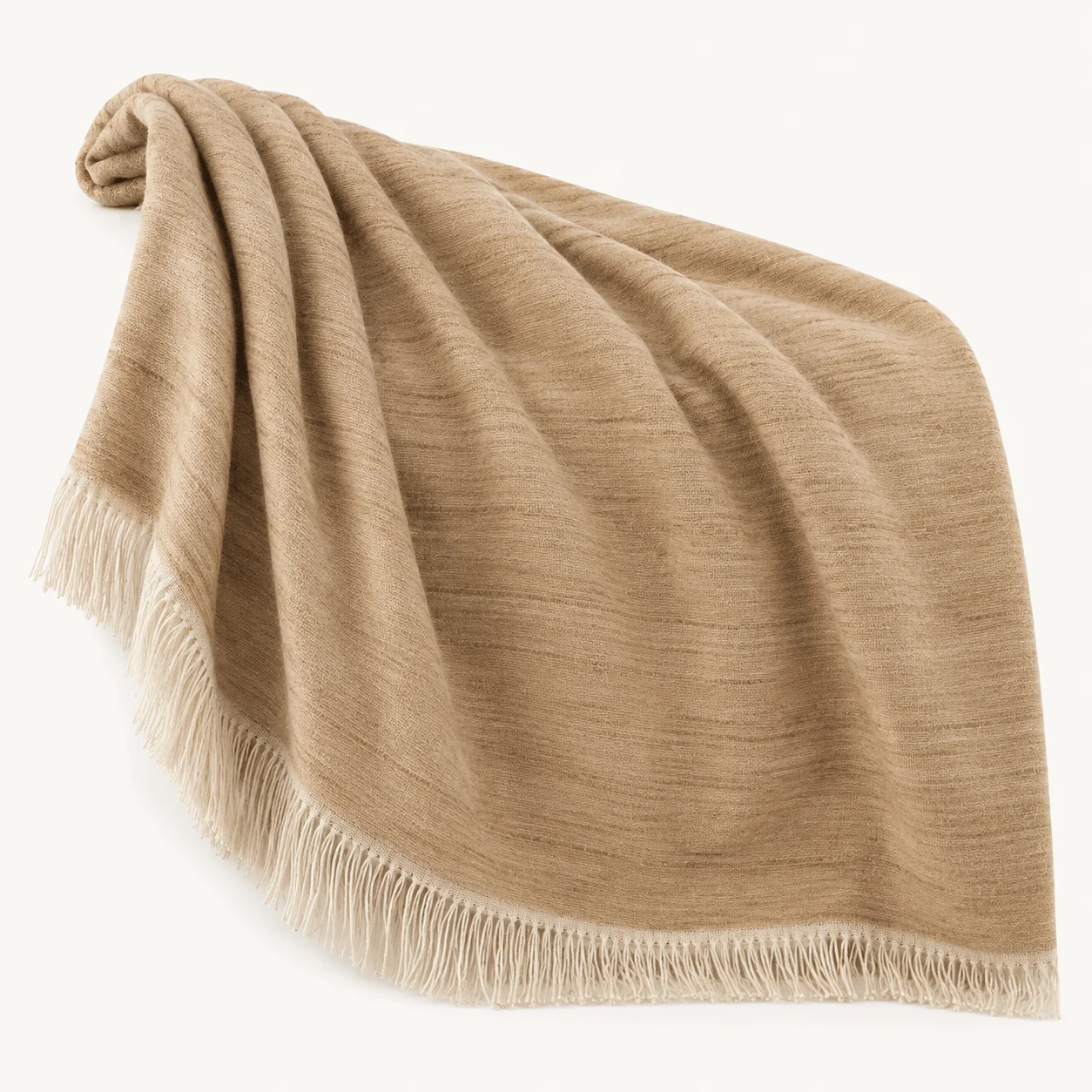 Waffle-Weave Linen Throw