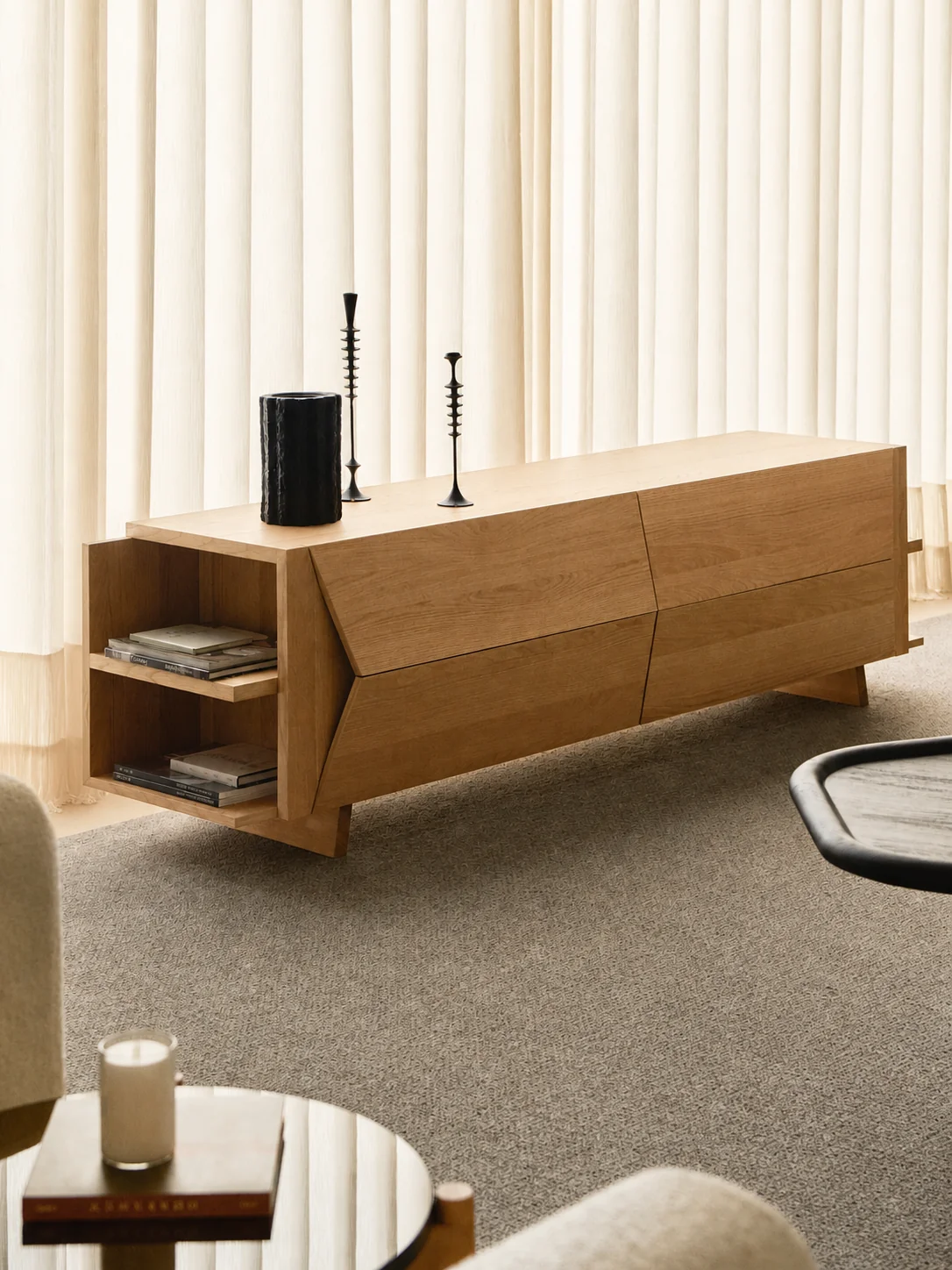 A00007 Sideboard in a finished interior.
