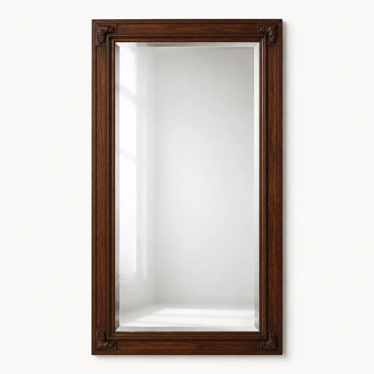 Arched Brass Frame Mirror