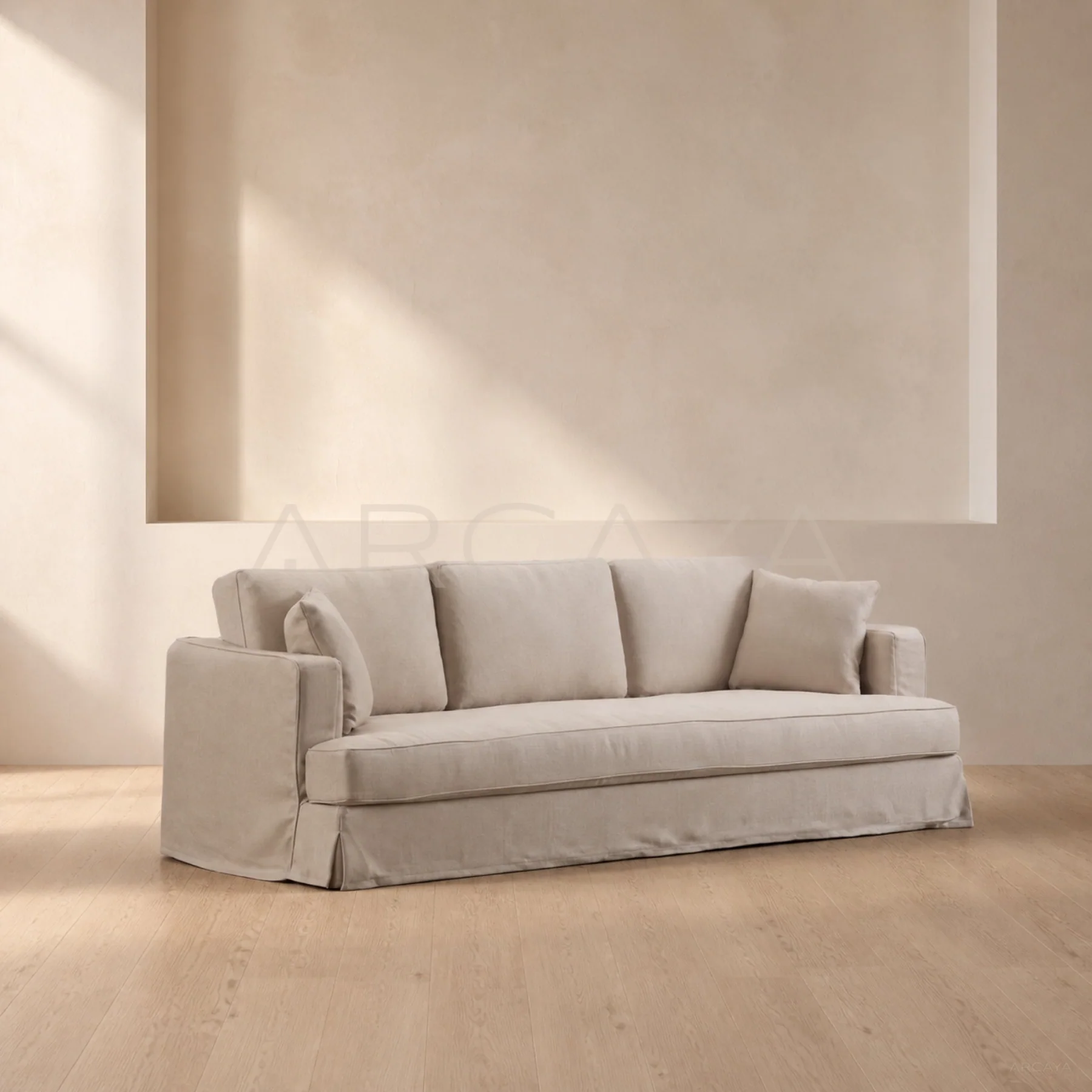 Faye Cloud Straight Sofa - product view 01