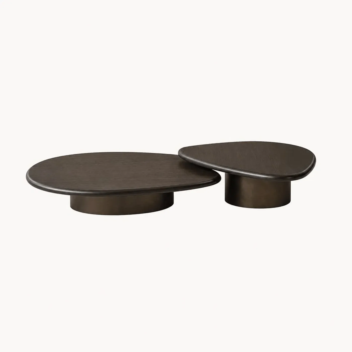 Organic Wood Nesting Coffee Tables
