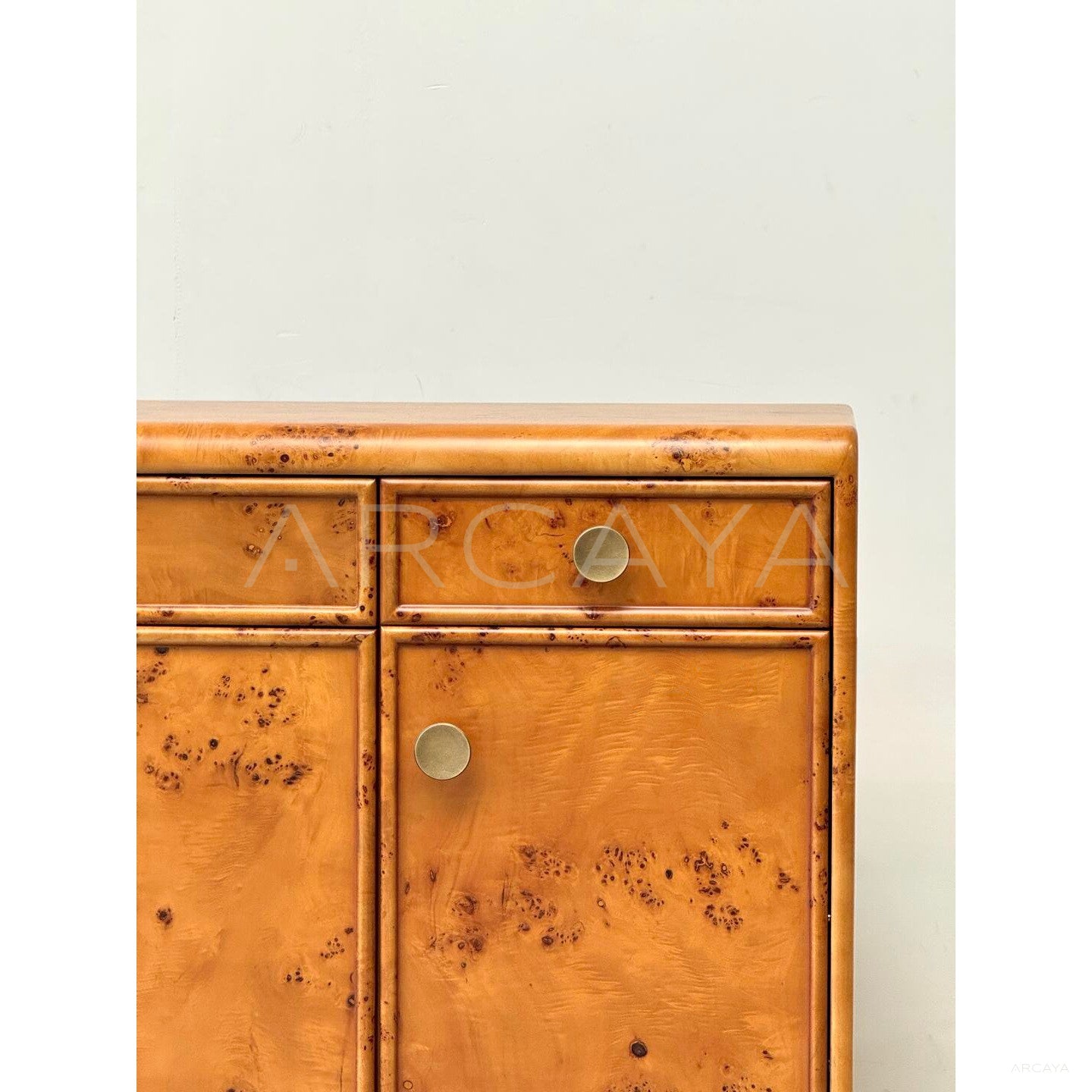 Bronze Metal Burl Sideboard - scene