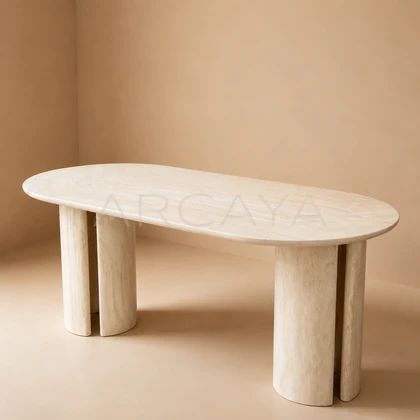 Haven Dune Dining Table - front view 03