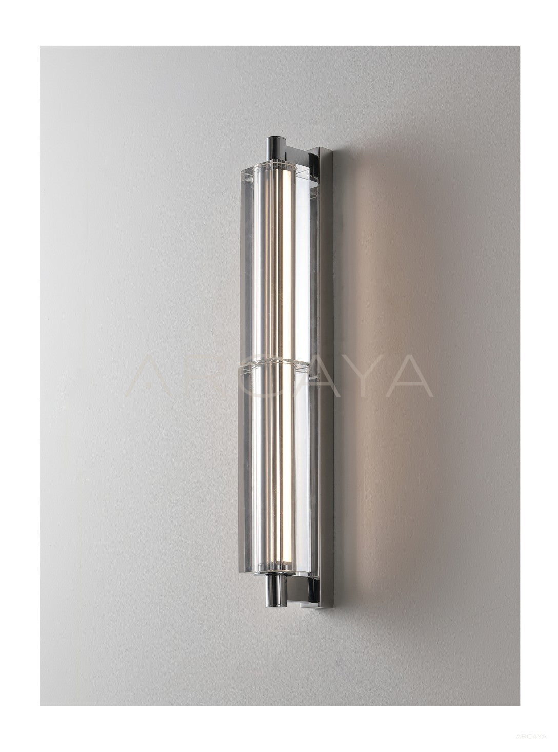 Rectangular Crystal Column Wall Light 80600 - scene