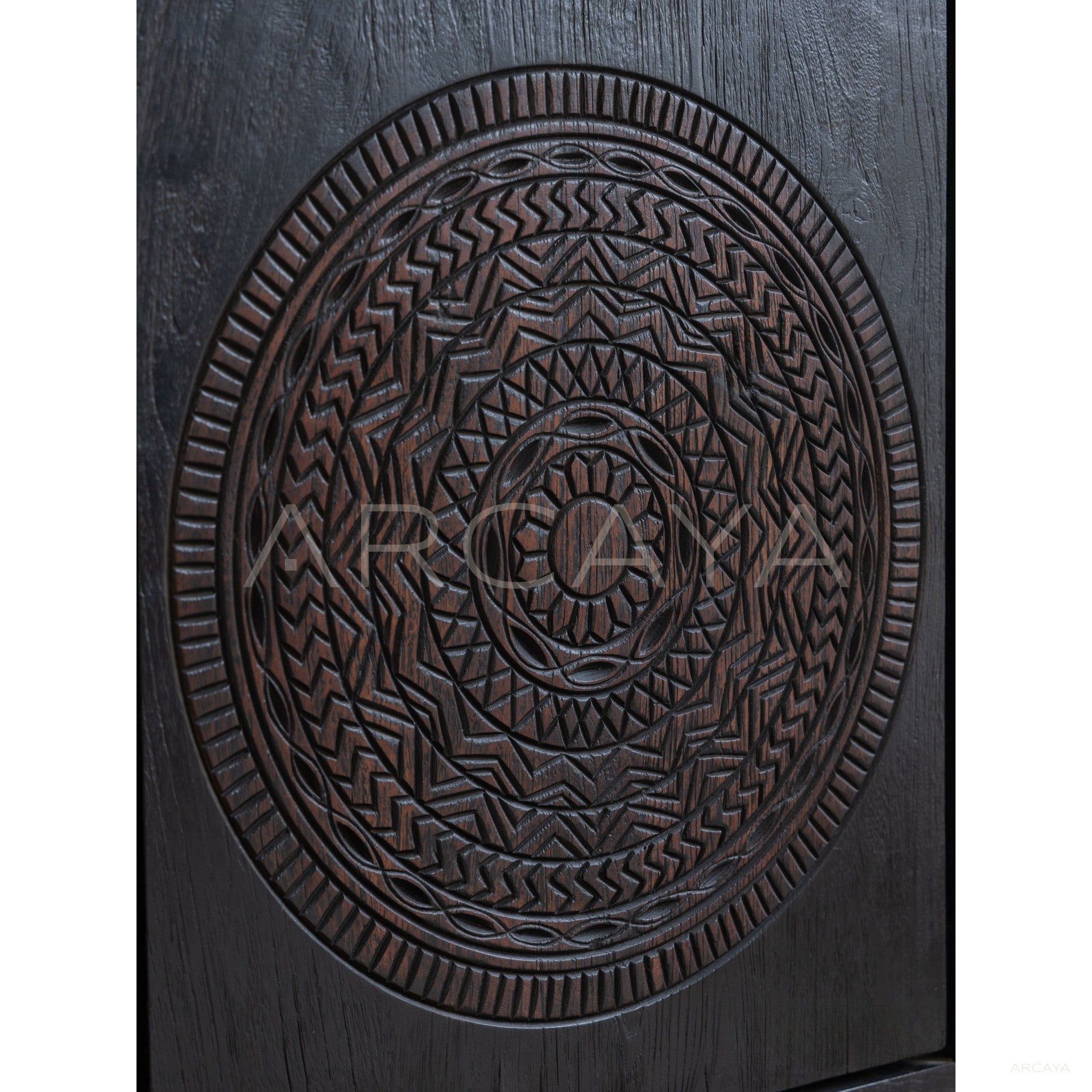 Teak Small Side Cabinet - scene