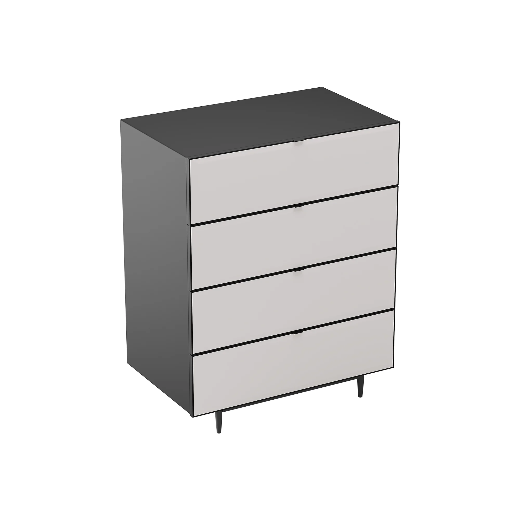 Morrison Dresser in a finished interior.