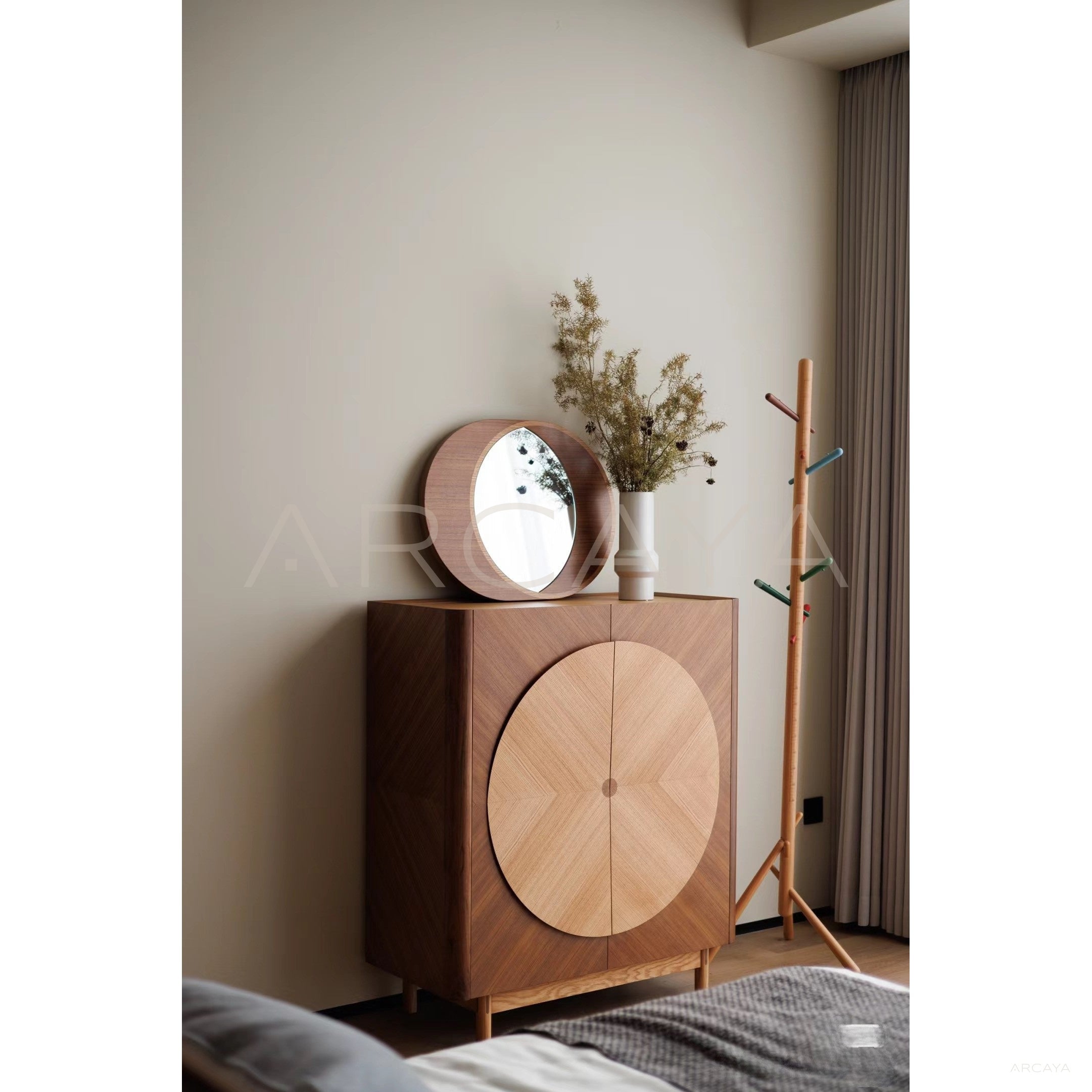 Reunion Solid Wood Cabinet - scene