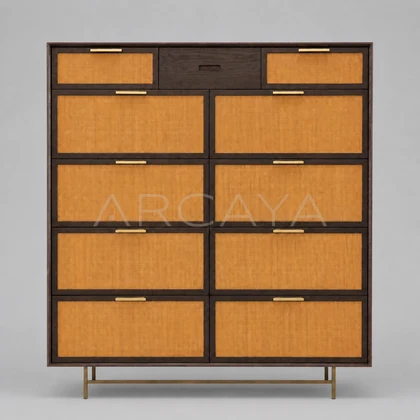 Fiera Noir Cabinet - front view 02