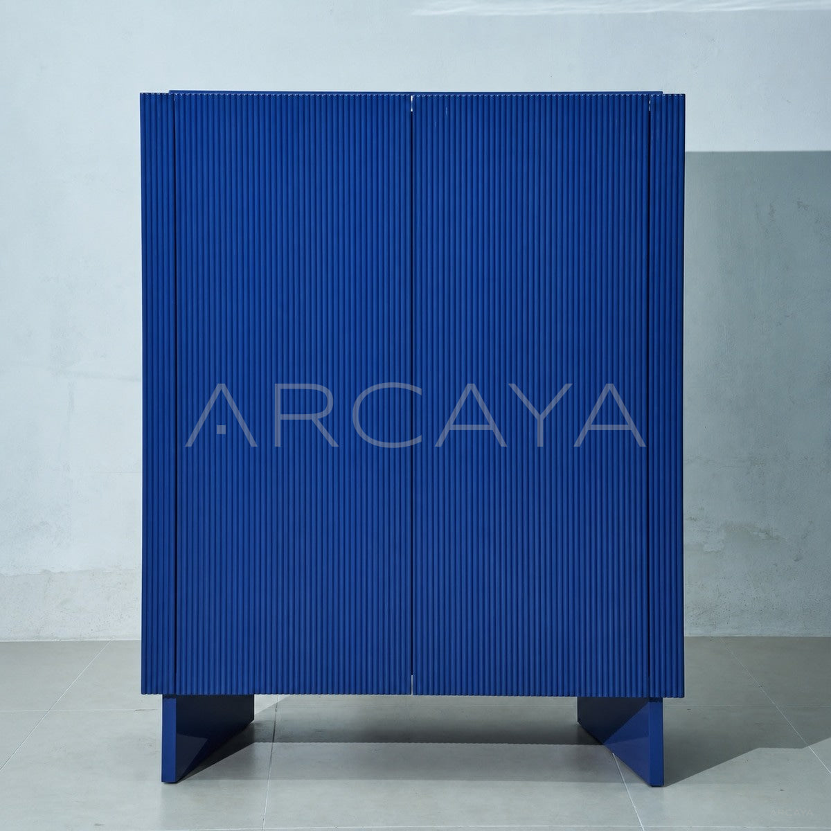 Klein Blue Lacquered Storage Cabinet