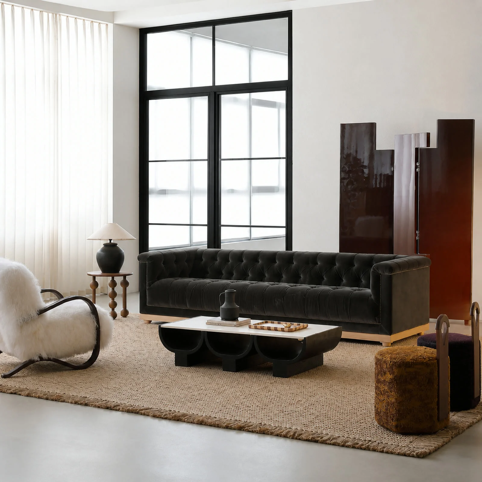 S664 Sofa in a finished interior.