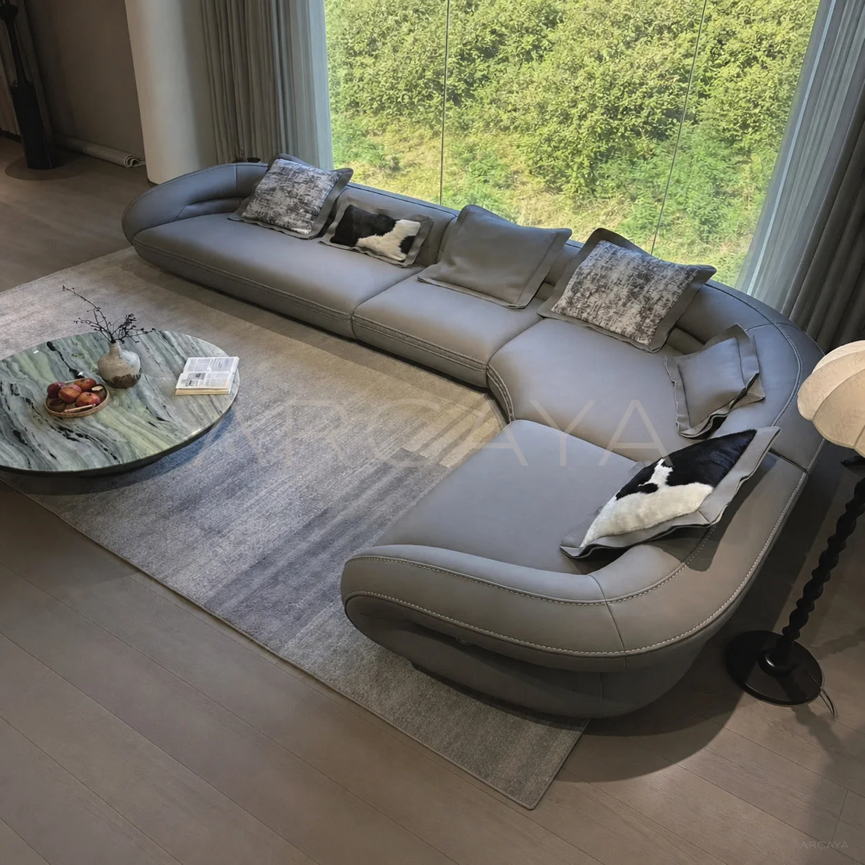 Juno Mont Straight Sofa - product view 01