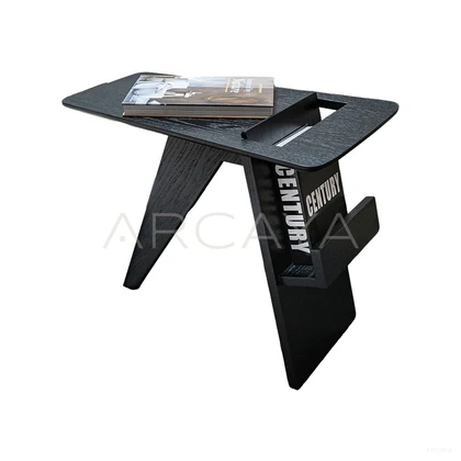 Mira Stone Coffee Table - product view on a white background 04