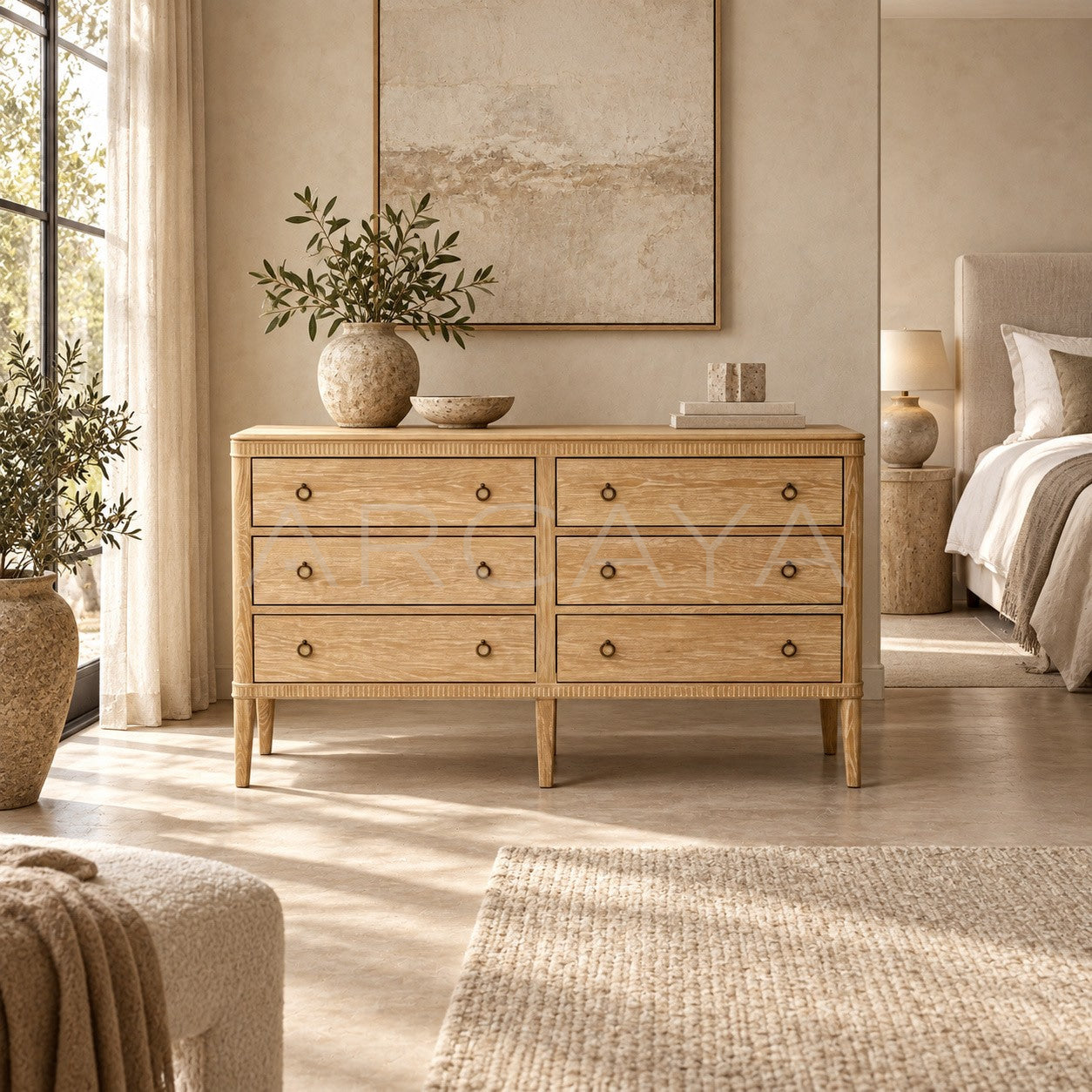 Oak Chest Of Drawers