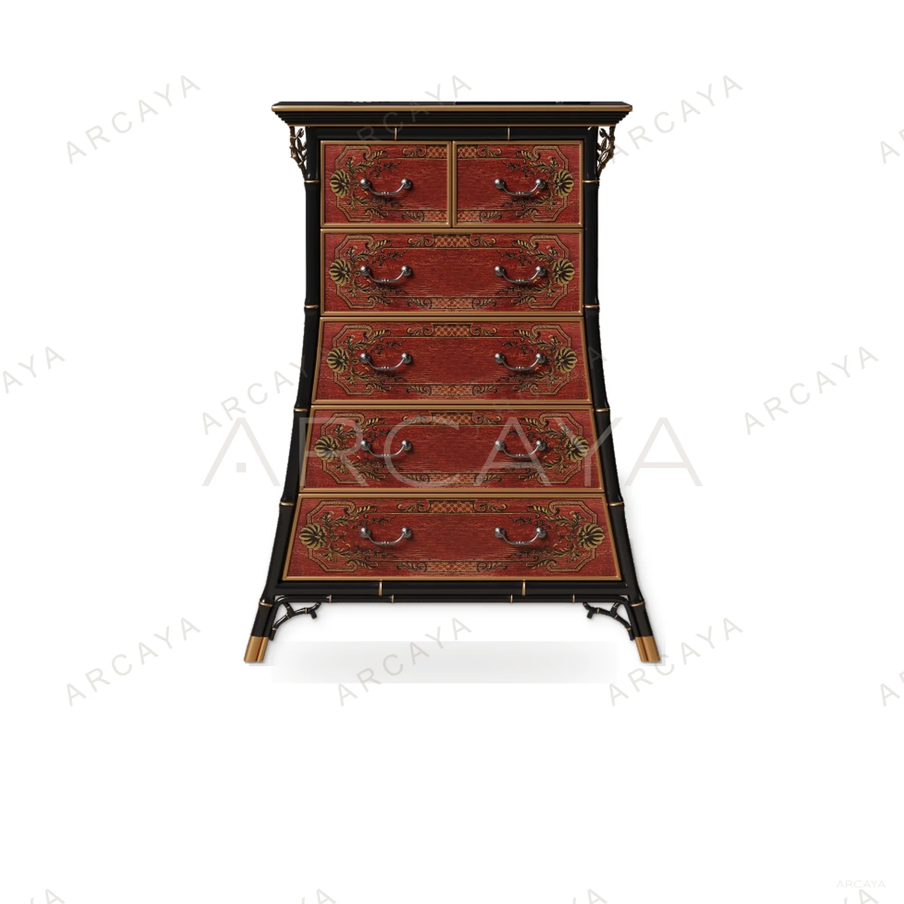 Iris Bamboo Decorative Cabinet — view 03