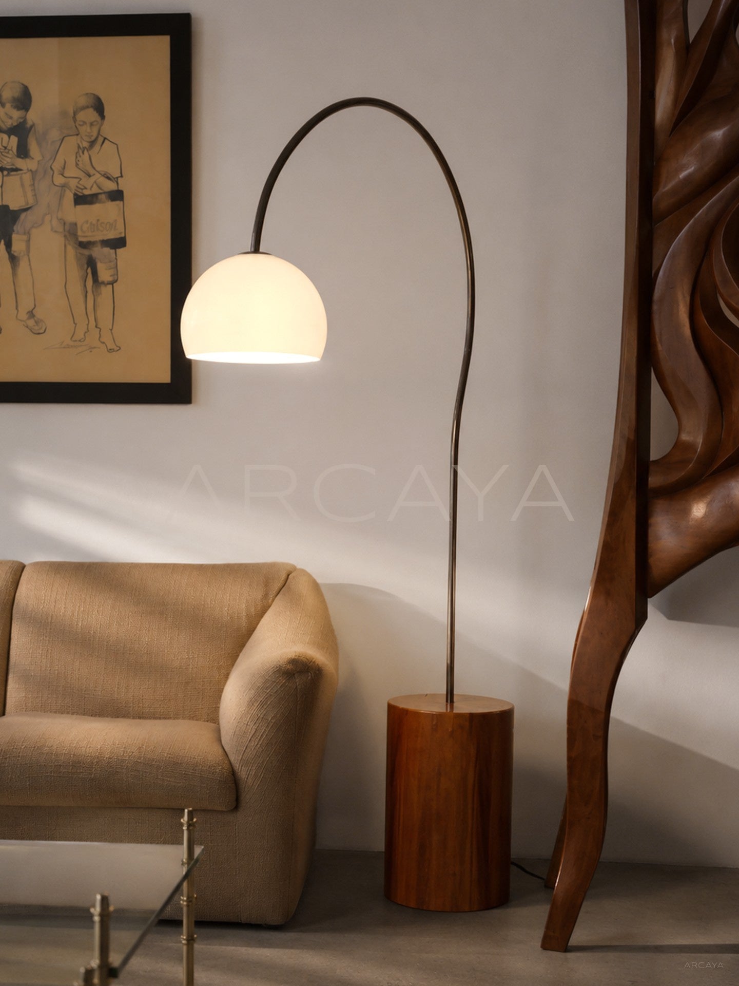 Arc Fishing Floor Lamp Collection - scene