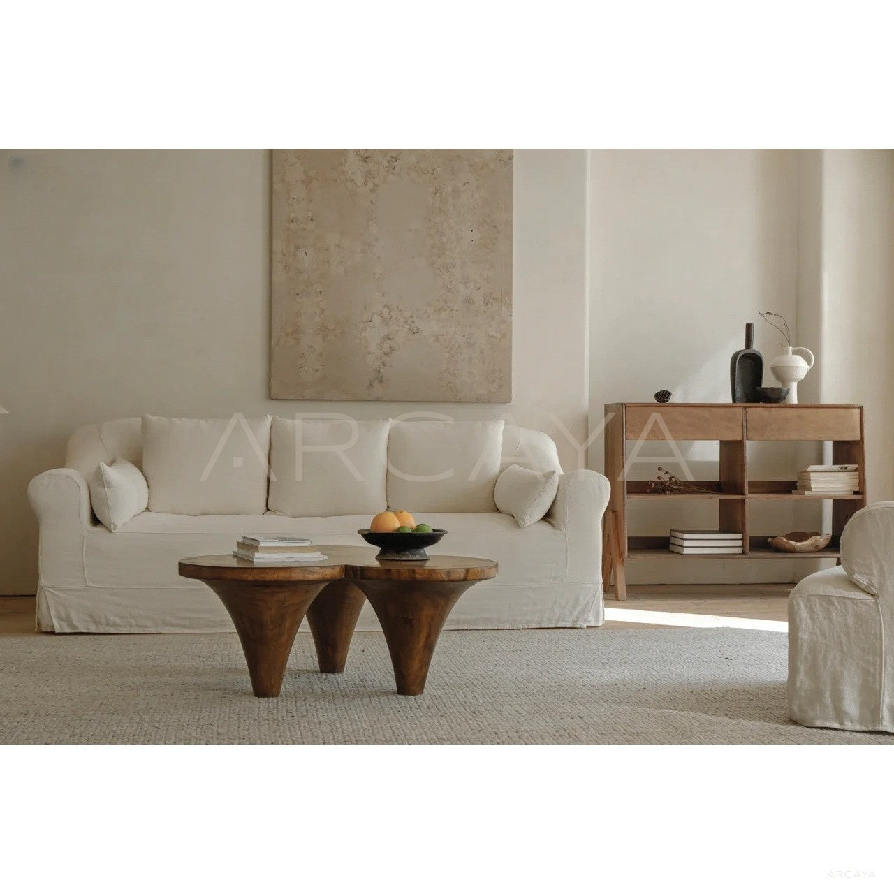 Rustic Warm Home Textures — Coffee Table - scene