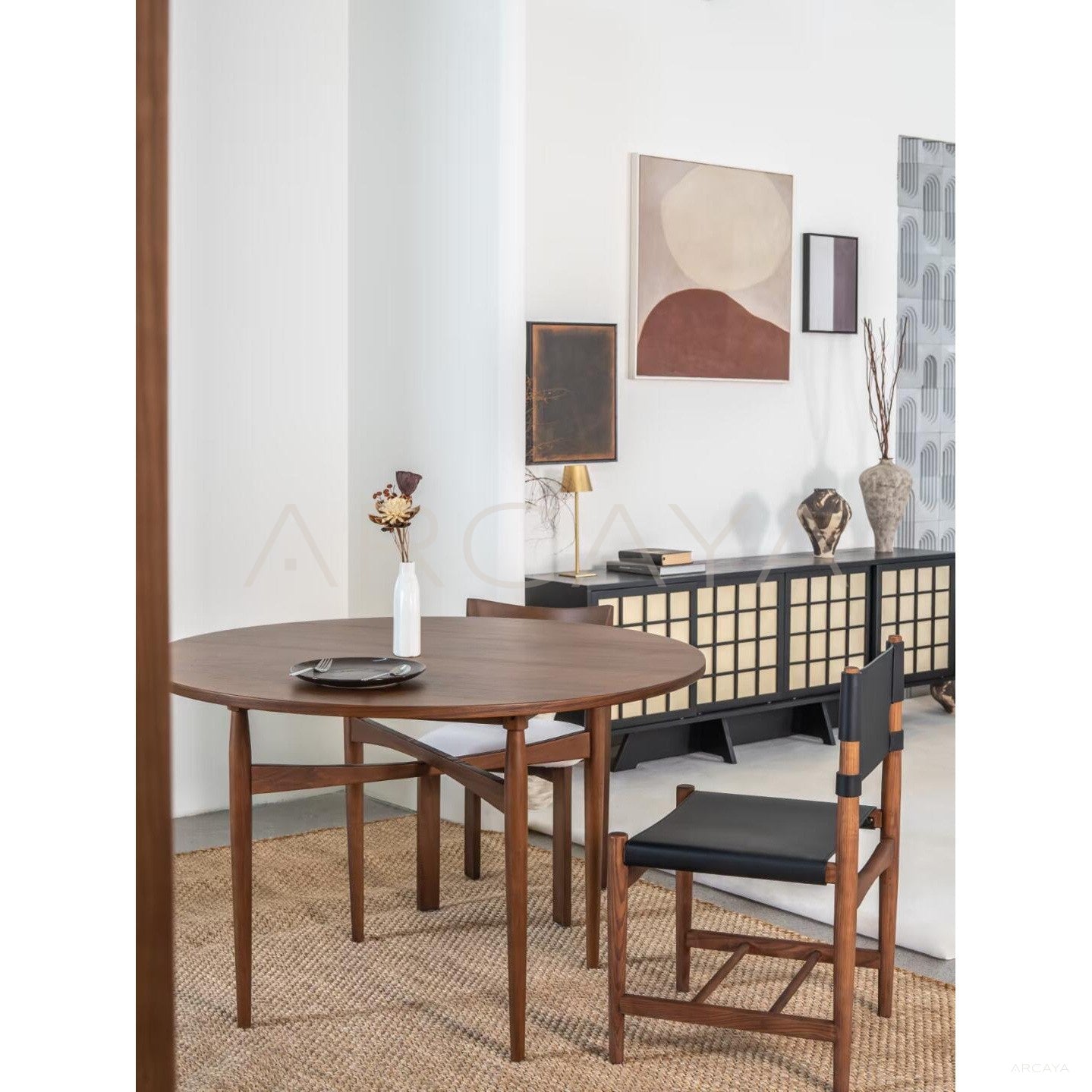 Minimalist Dining Room Set — Storage - scene