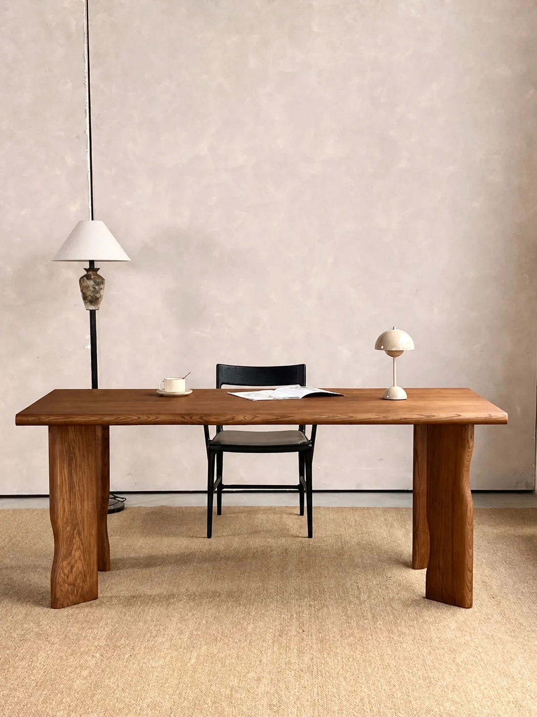 A00001 Dining Table in a finished interior.