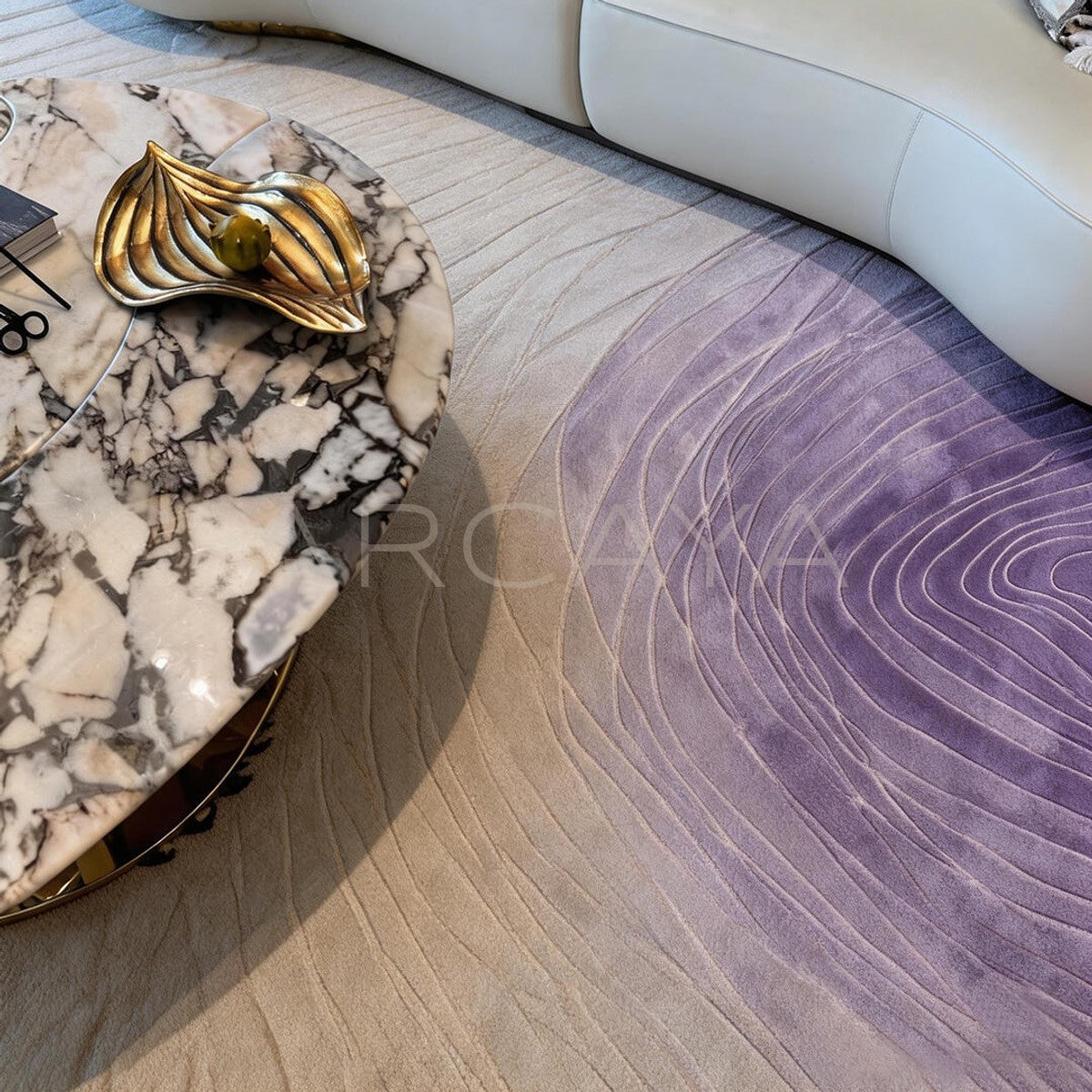 Purple Living Room Rug