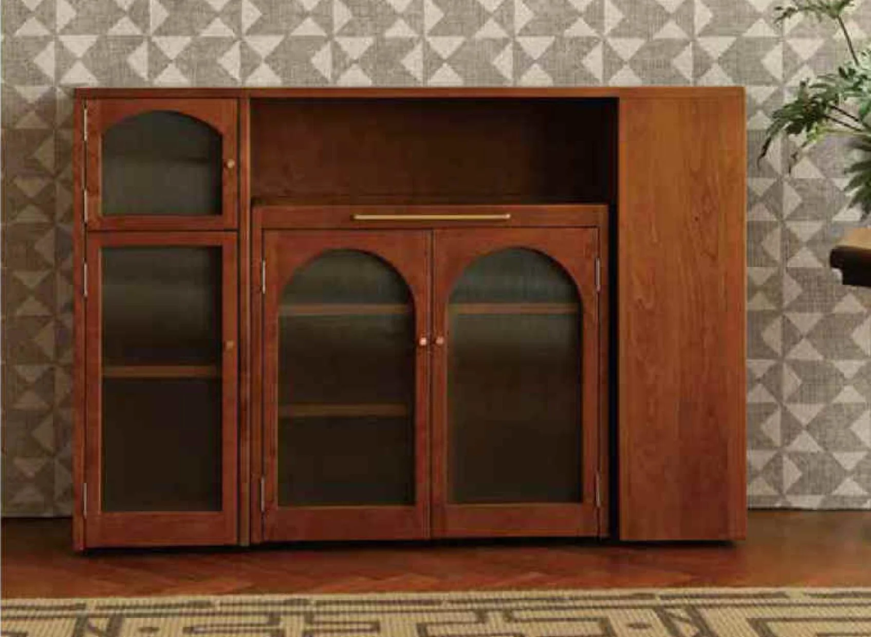 Atubi Cabinet ATKCSG003 in a finished interior.
