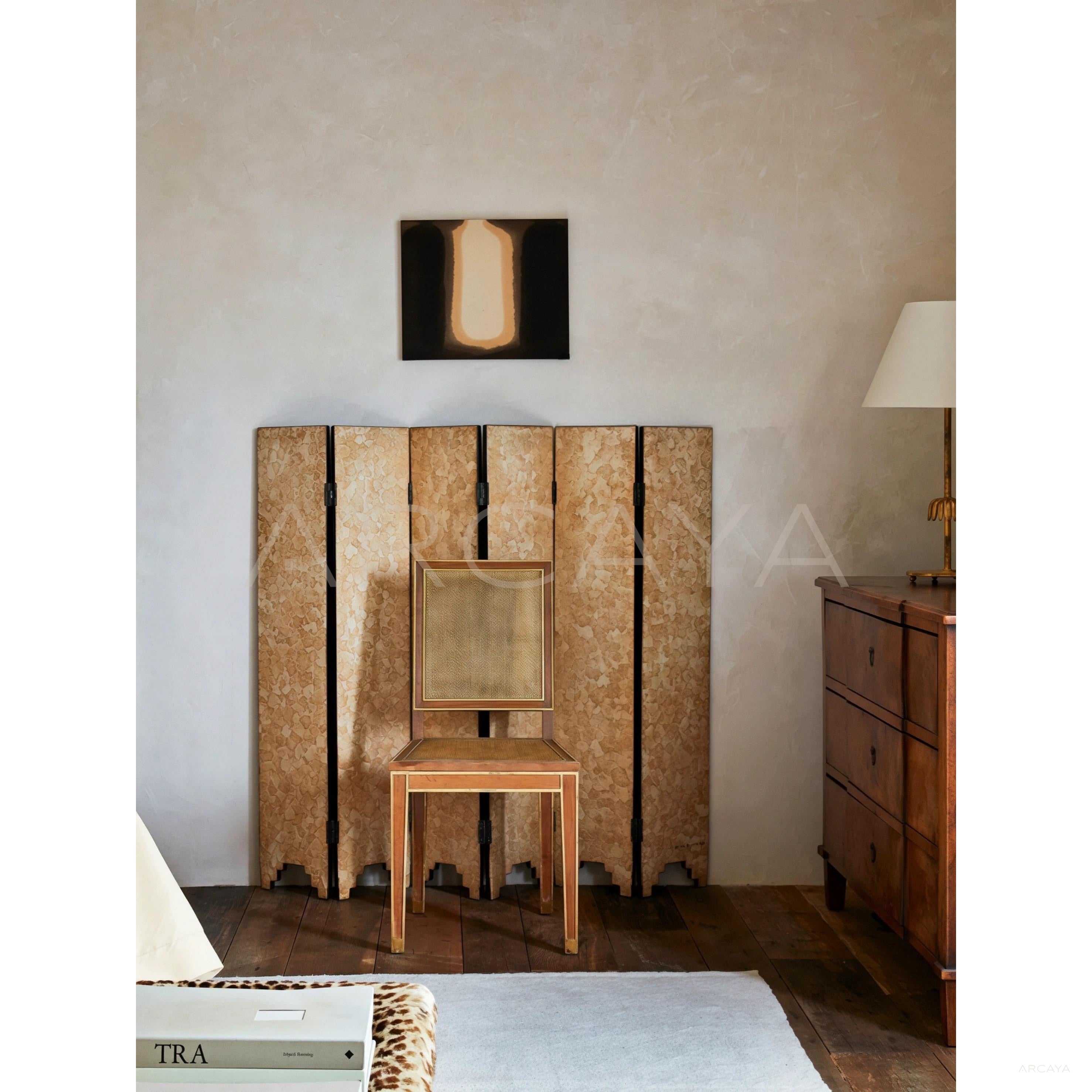 Eggshell Lacquer Folding Screen