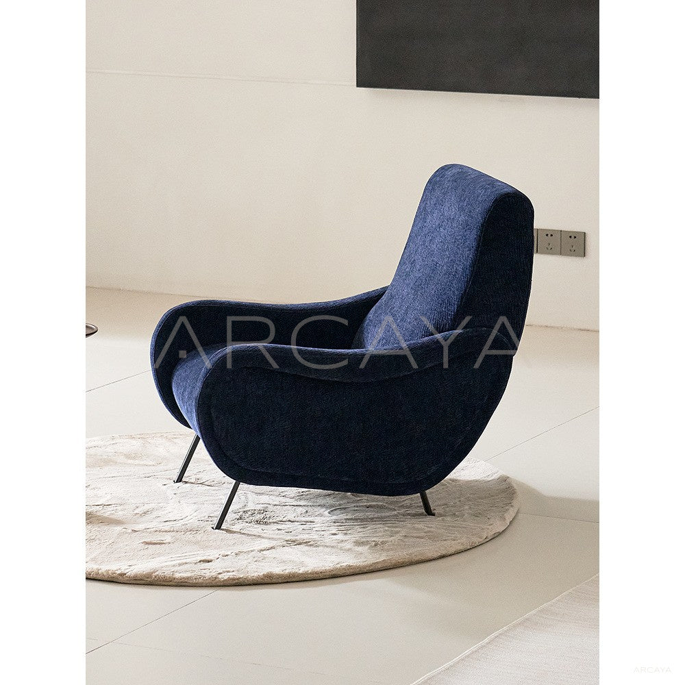 Deep Blue Chenille Sofa
