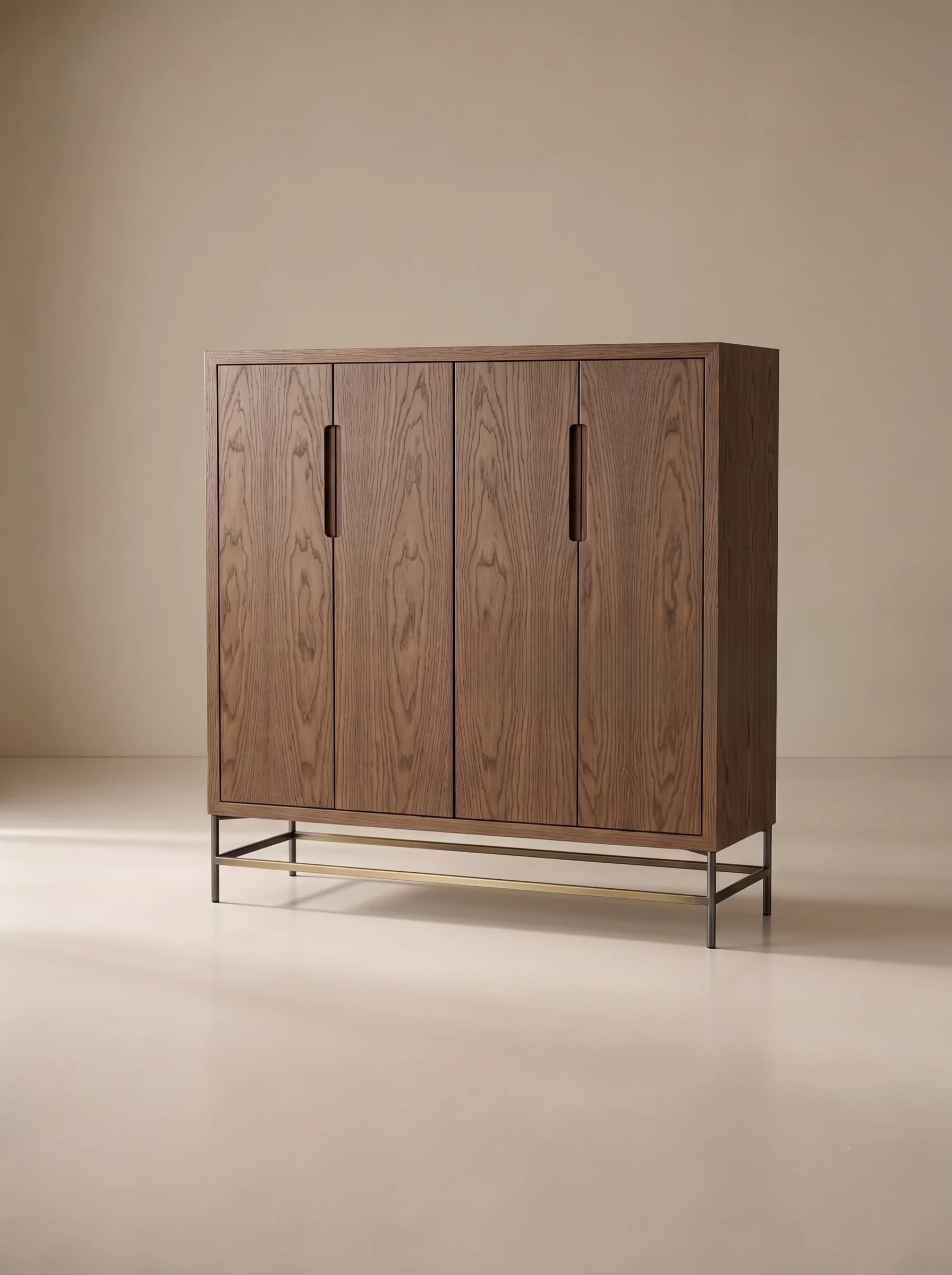 A00037 Wardrobe in a finished interior.