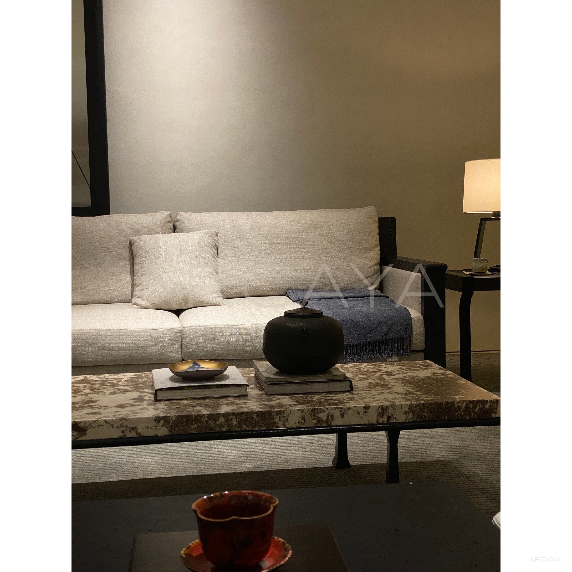 Marble Bronze Coffee Table