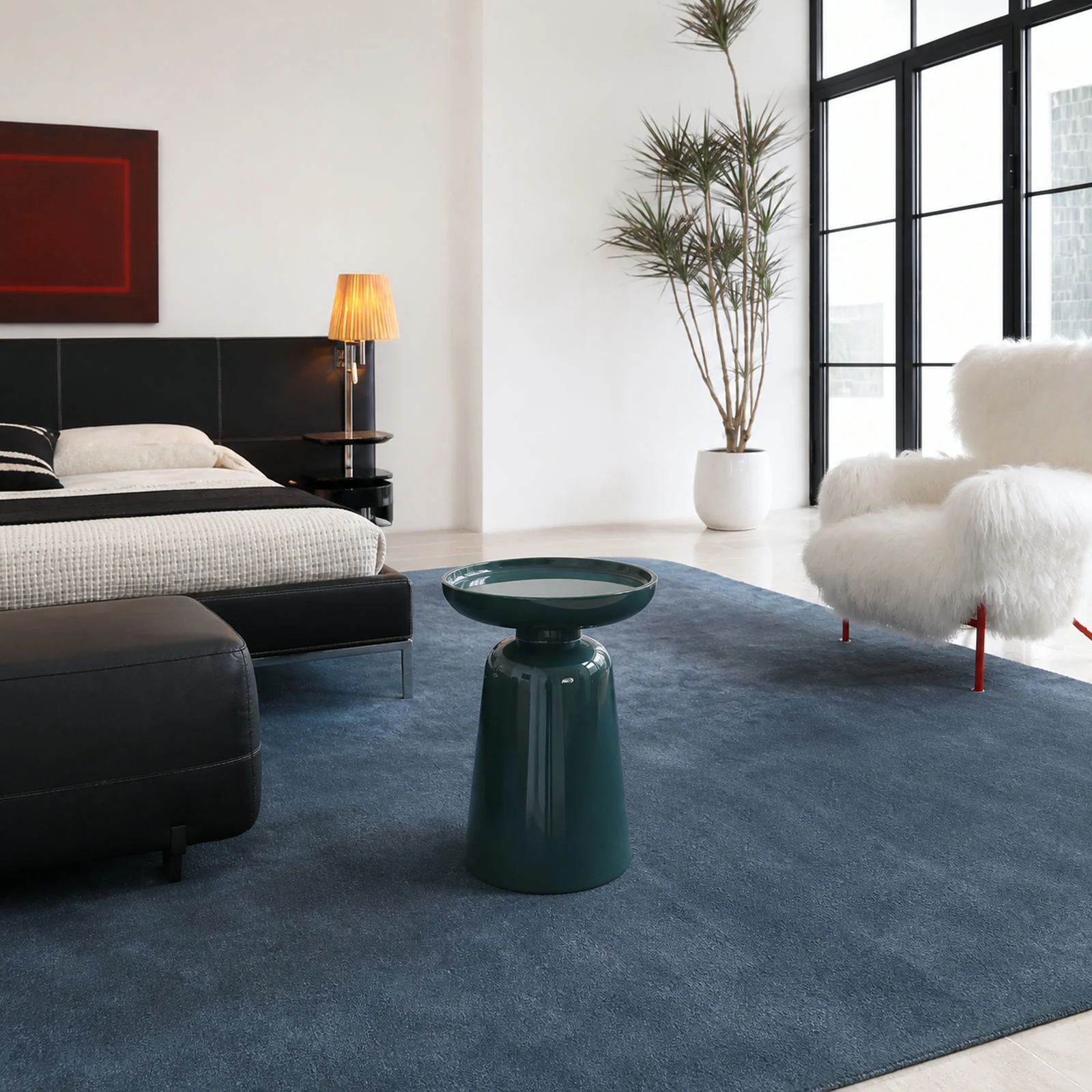 LC362-B Side Table in a finished interior.