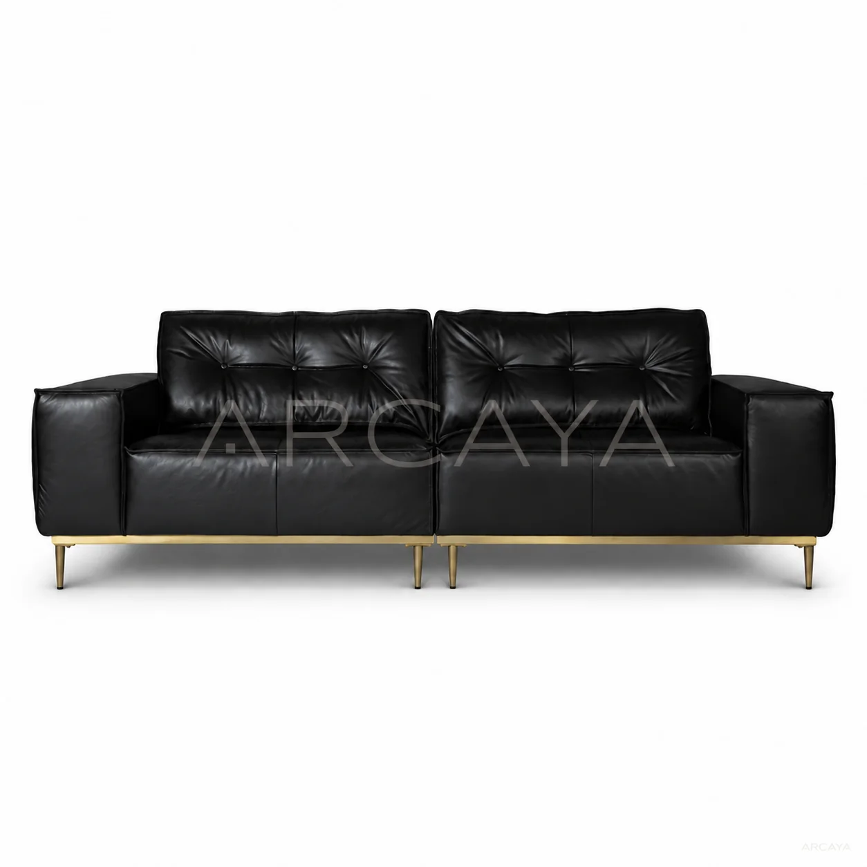 Juno Coast Straight Sofa - product view with realistic grounded contact shadow