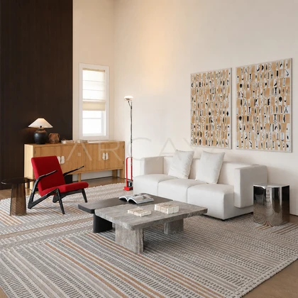 Elara Loft Straight Sofa - product view 02