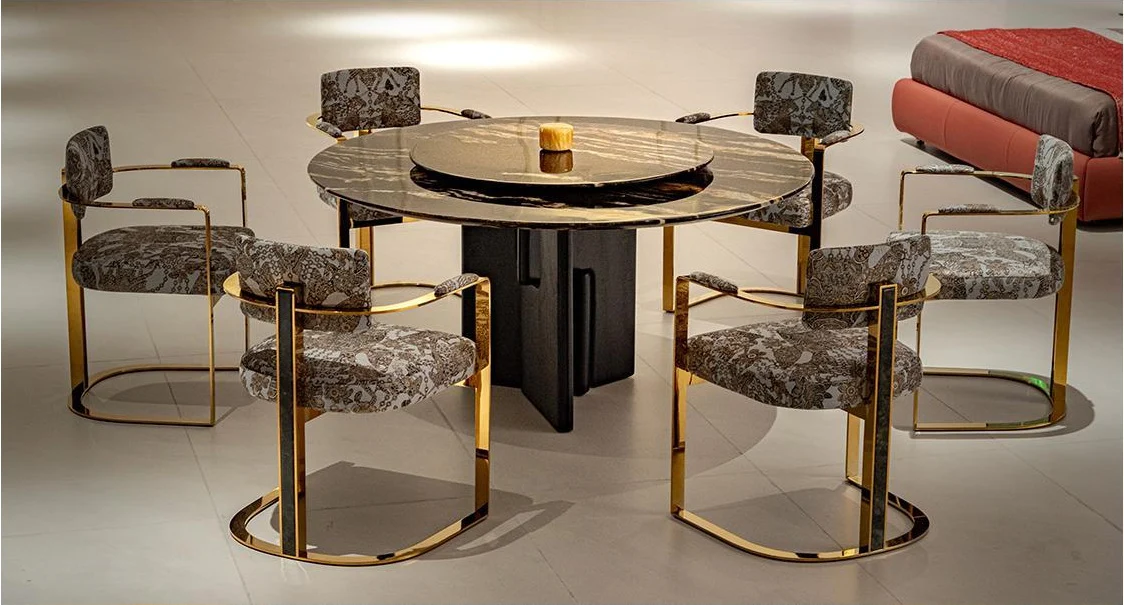 A00026 Dining Table in a finished interior.