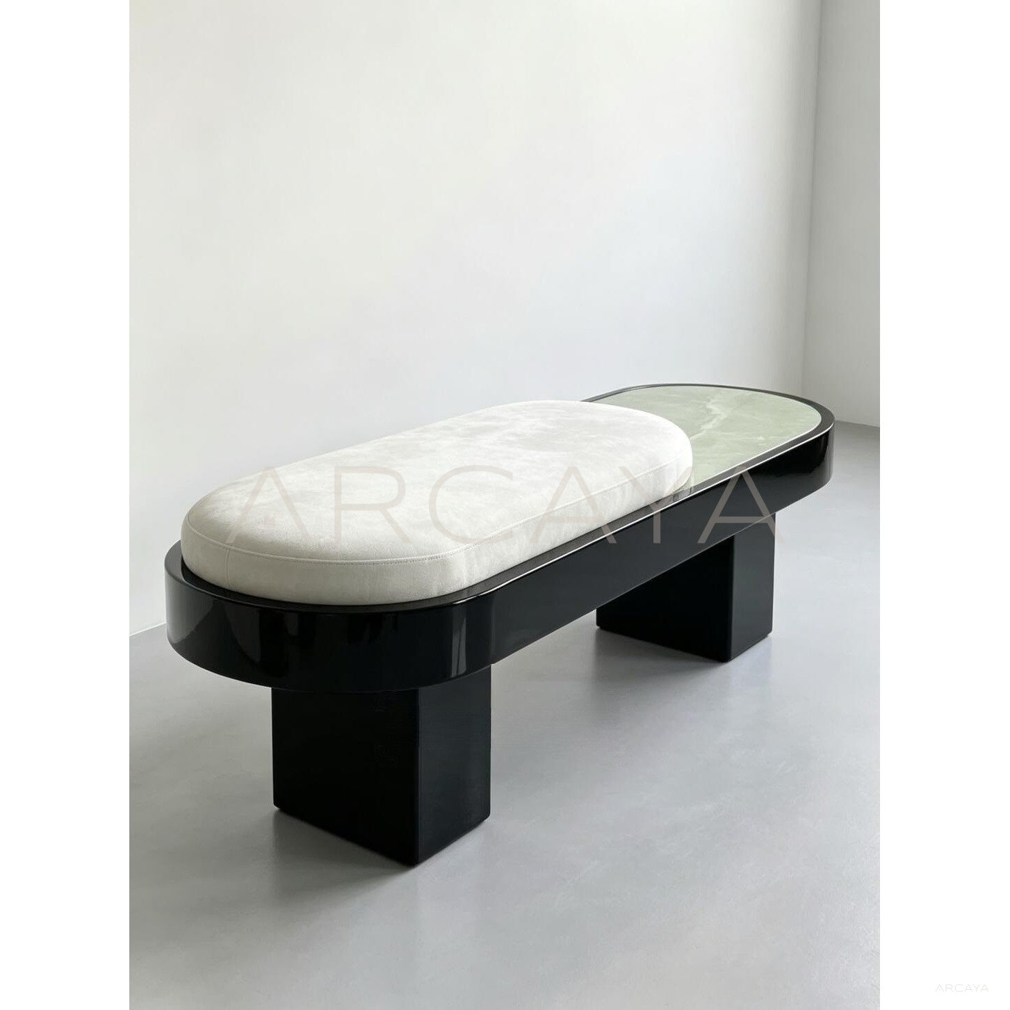 Art Jade Stone Bench - scene