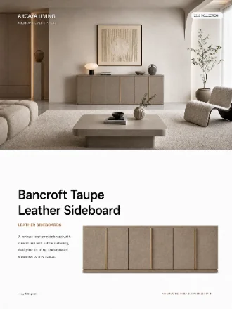 Leather Sideboards brochure cover