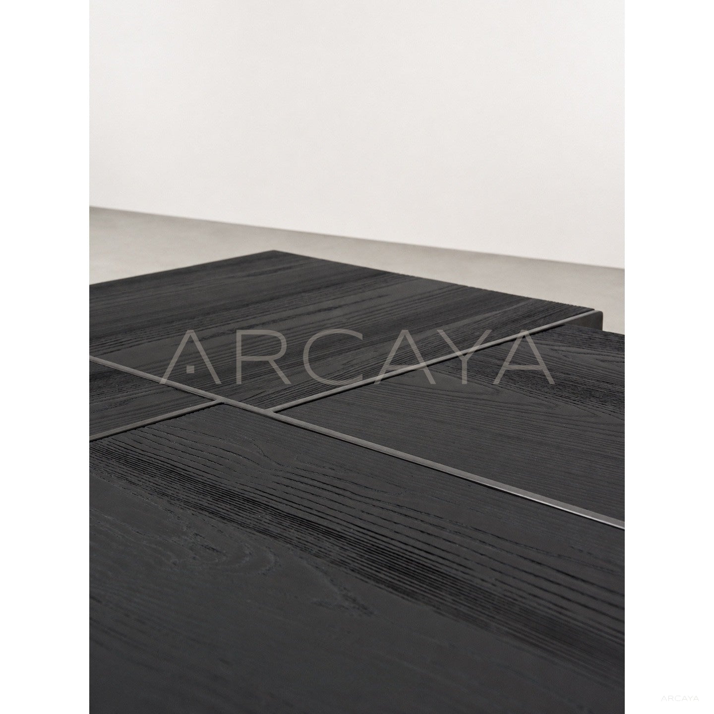 Kitale Black Oak Coffee Table - scene