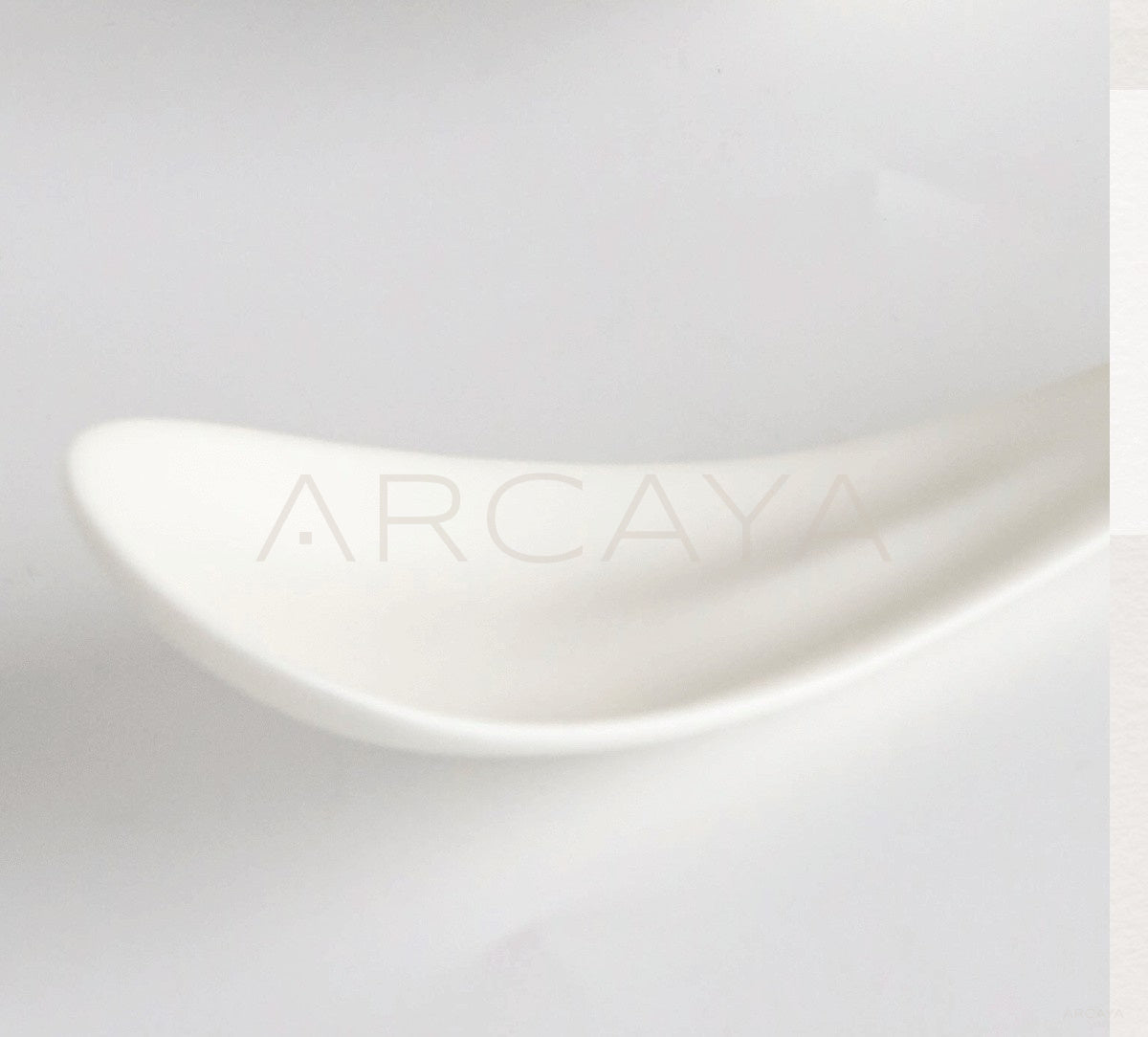Rongbai Collab Minimalist Leaf Spoon - scene