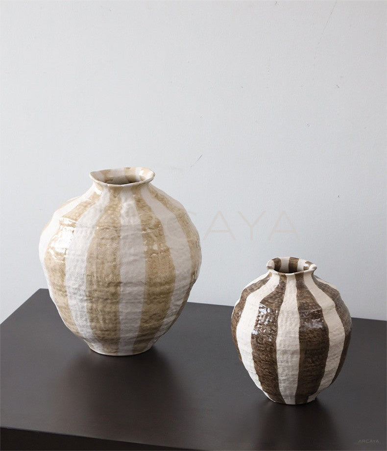 Wabi Sabi Chinese Floor Jar Vase - scene