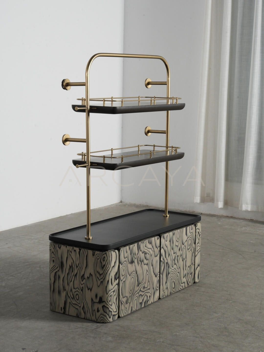 Display Shelf Wine Cabinet - scene