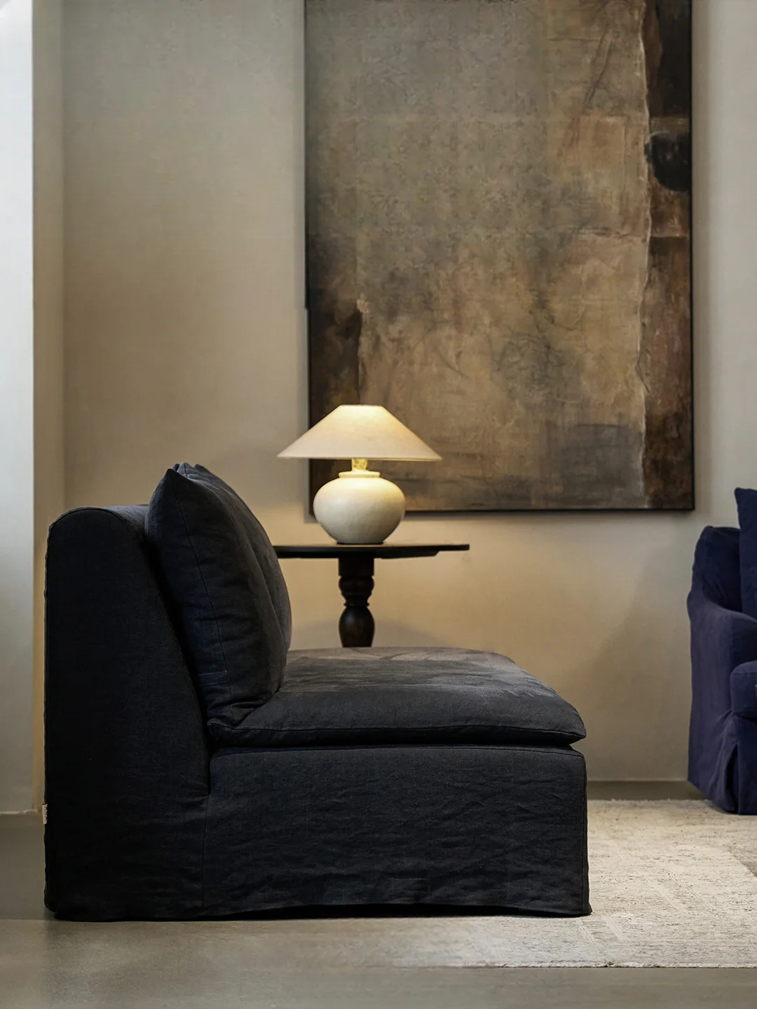 A00051 Sofa in a finished interior.
