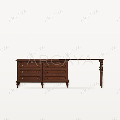 Emma Extendable Vanity — view 01