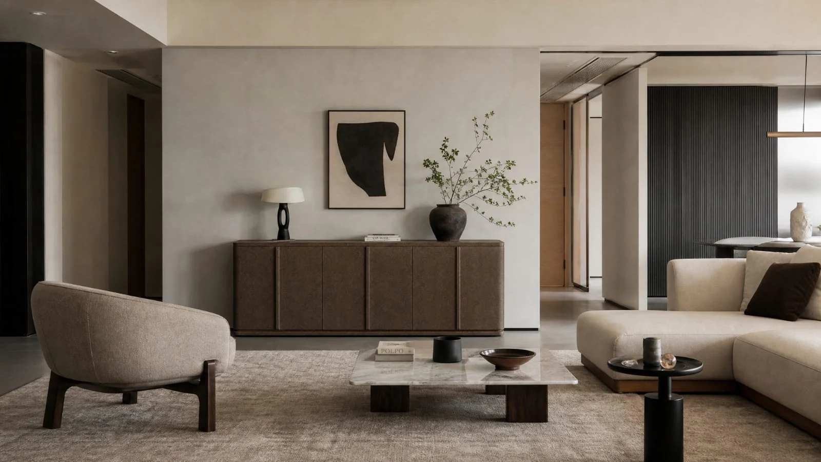 Leather Sideboards in a modern room