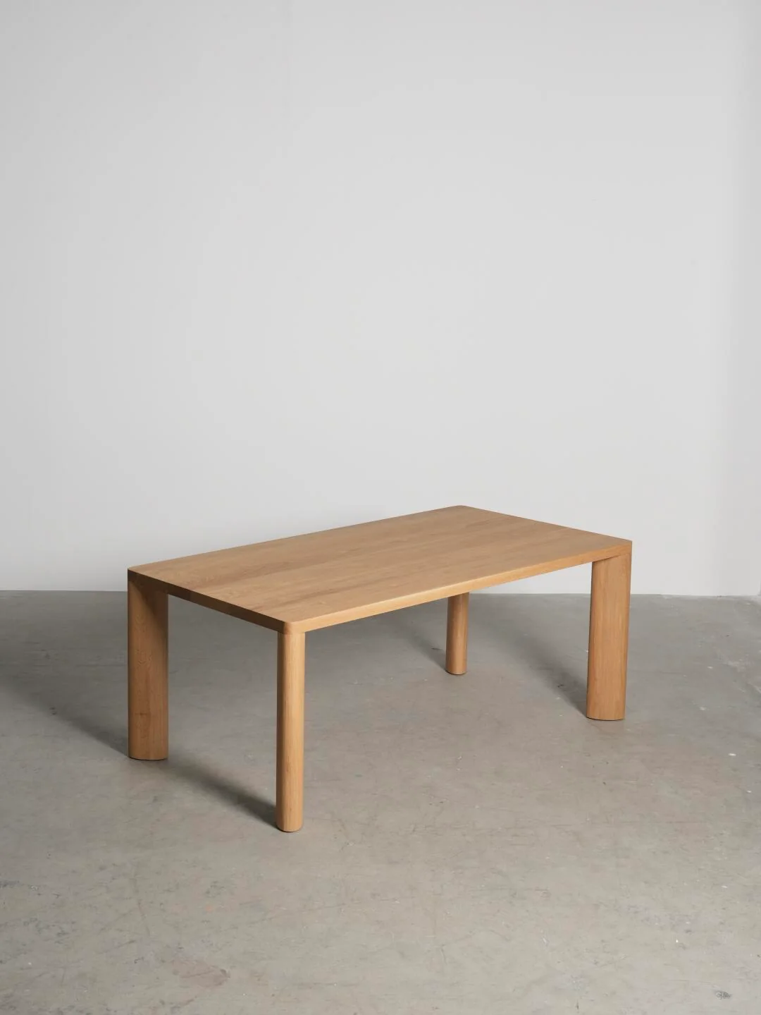 Luna Loft Dining Table in a finished interior.