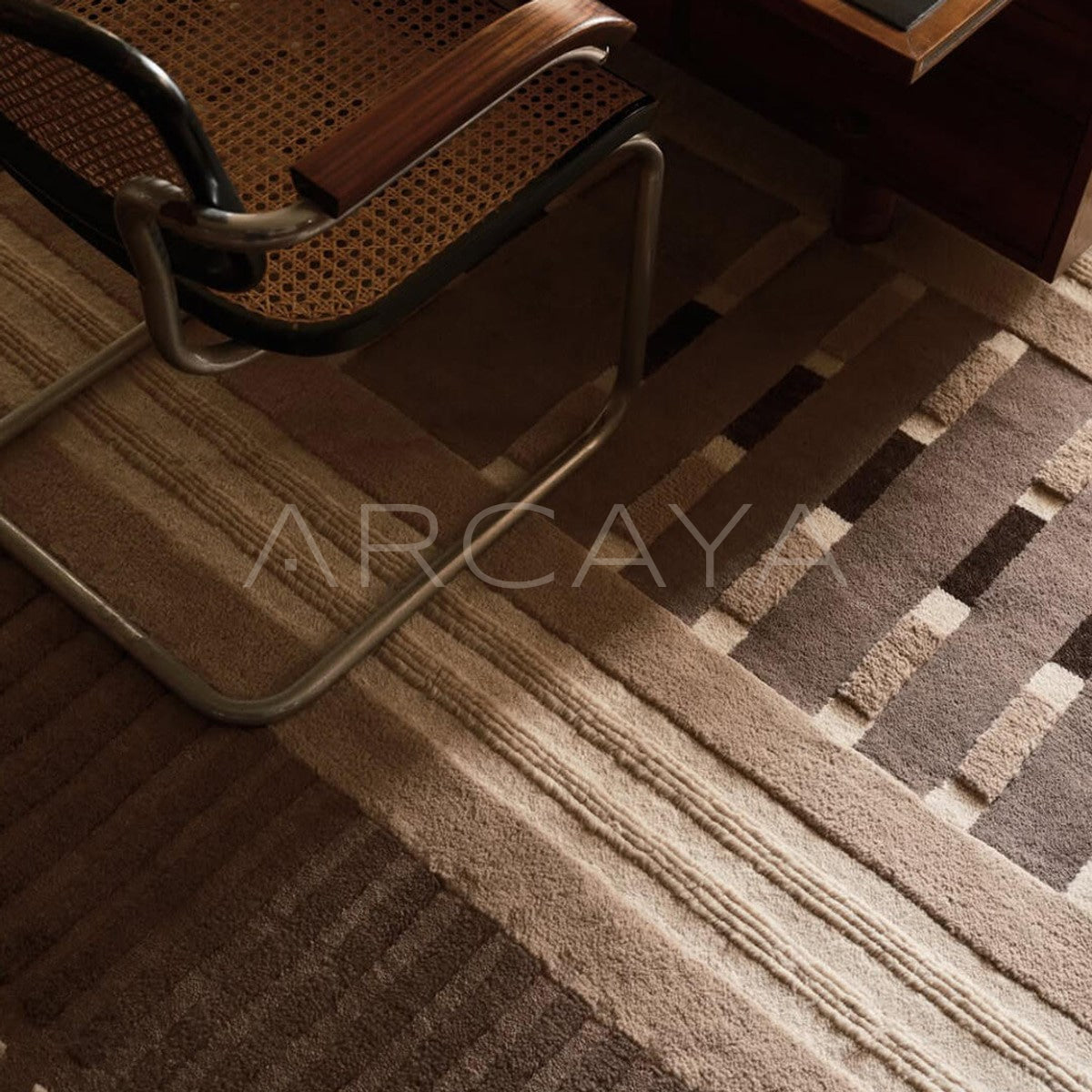 Terracotta Low Saturation Textured Rug