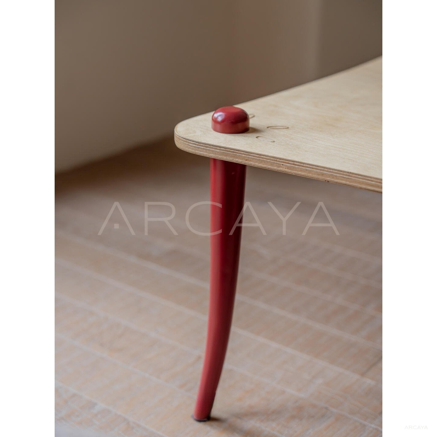 Luoli Red Coffee Table - scene