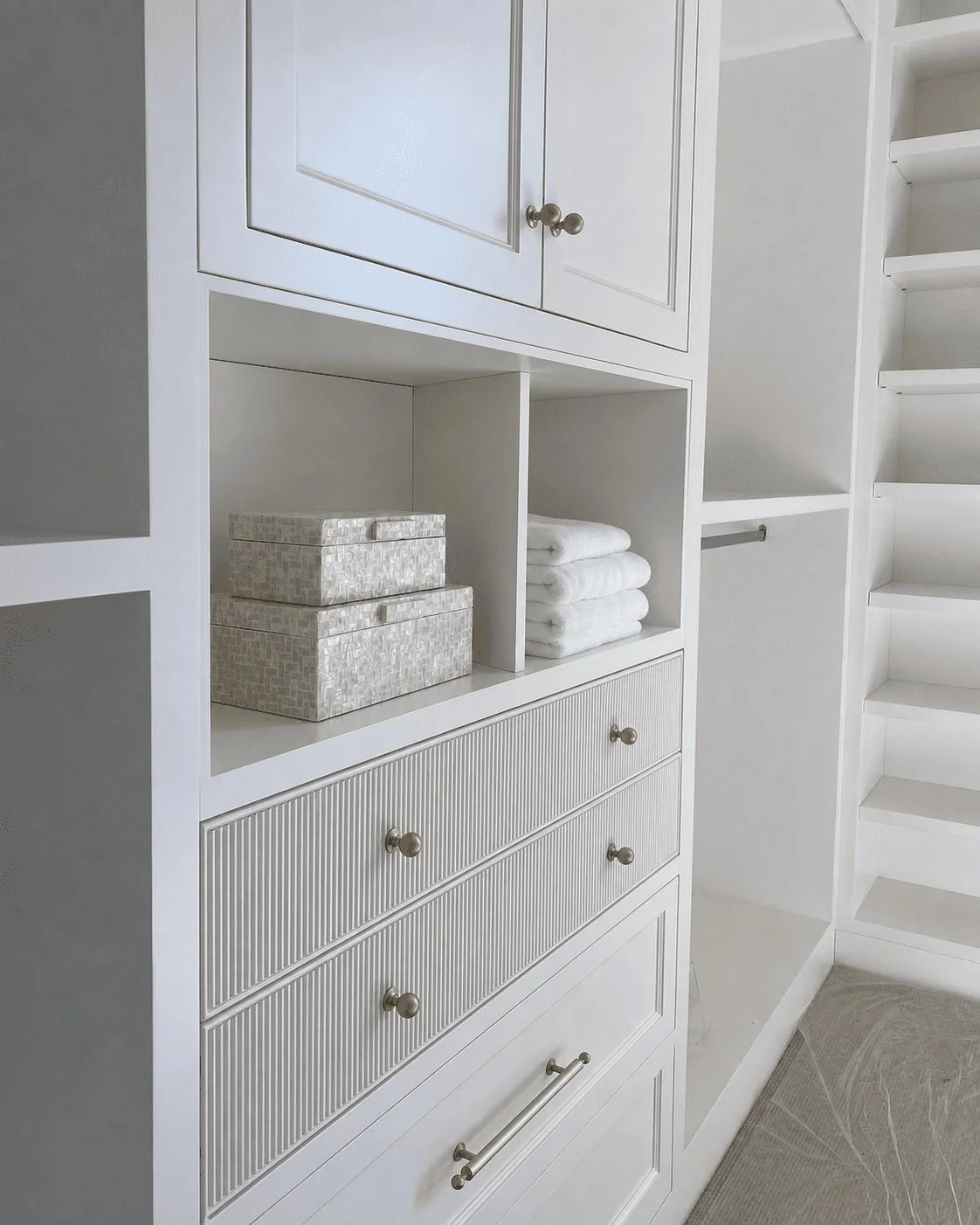 Coastal Collection fluted drawer detail