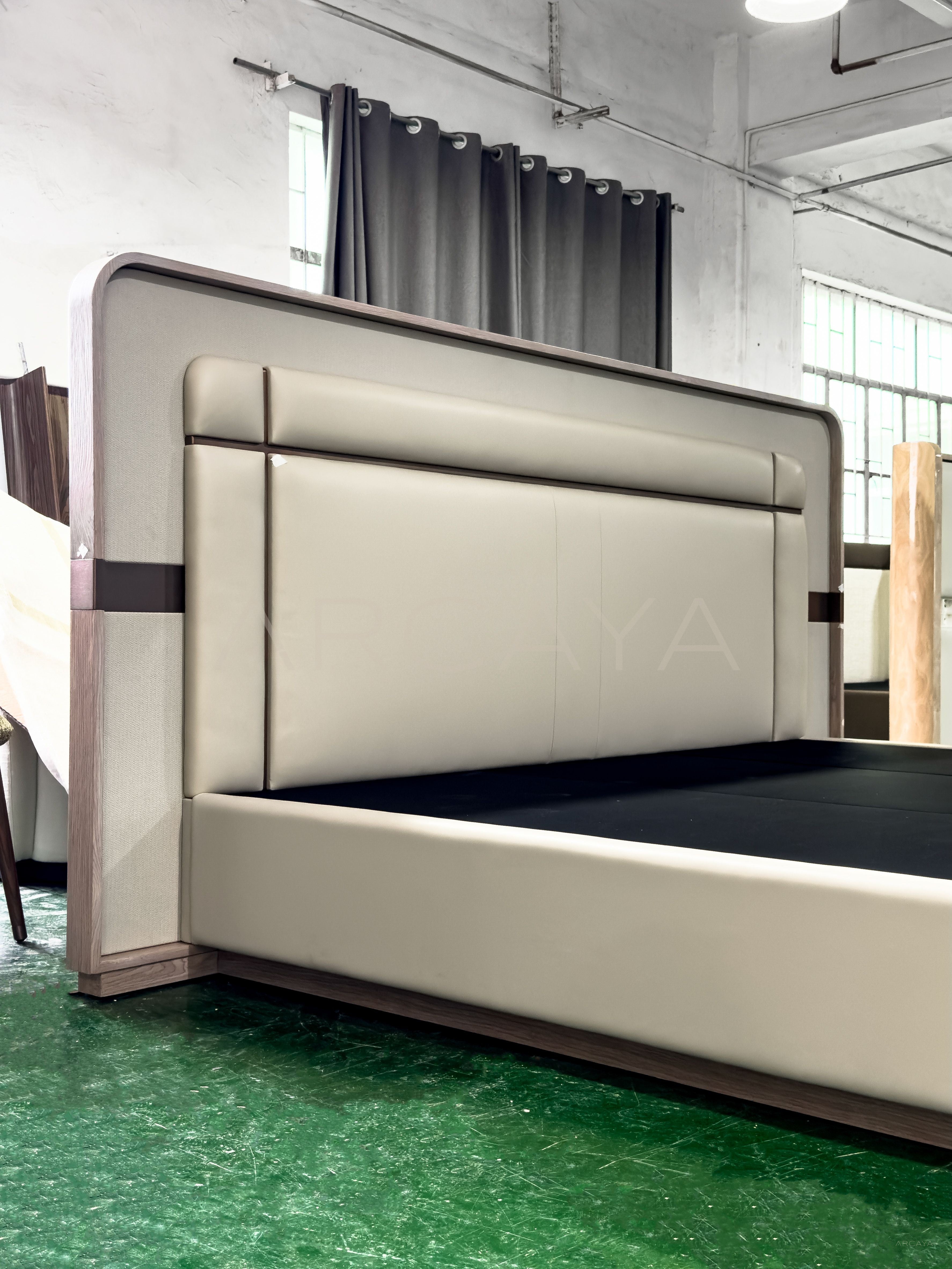 Upholstered Double Bed - detail