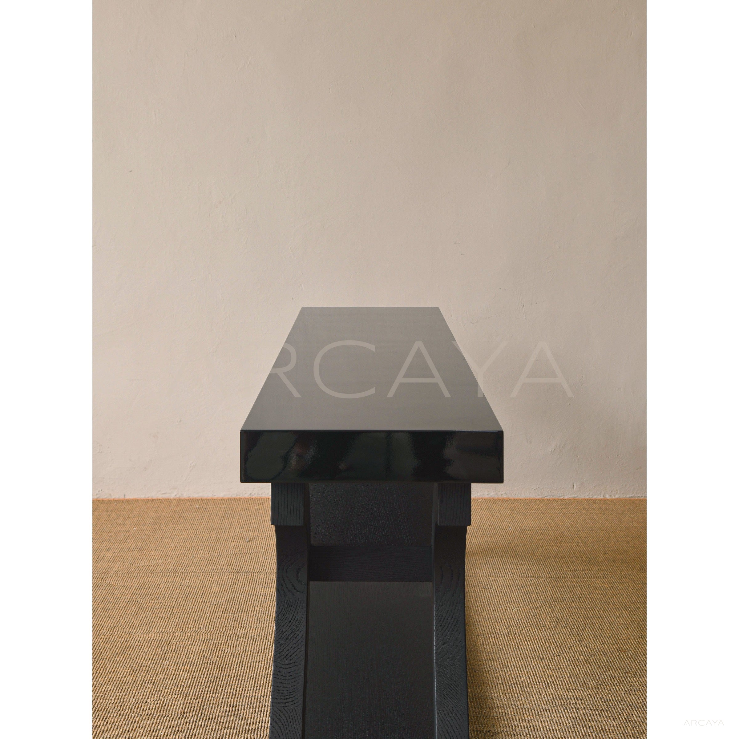 Old Money Oak Entryway Rack — Console - scene