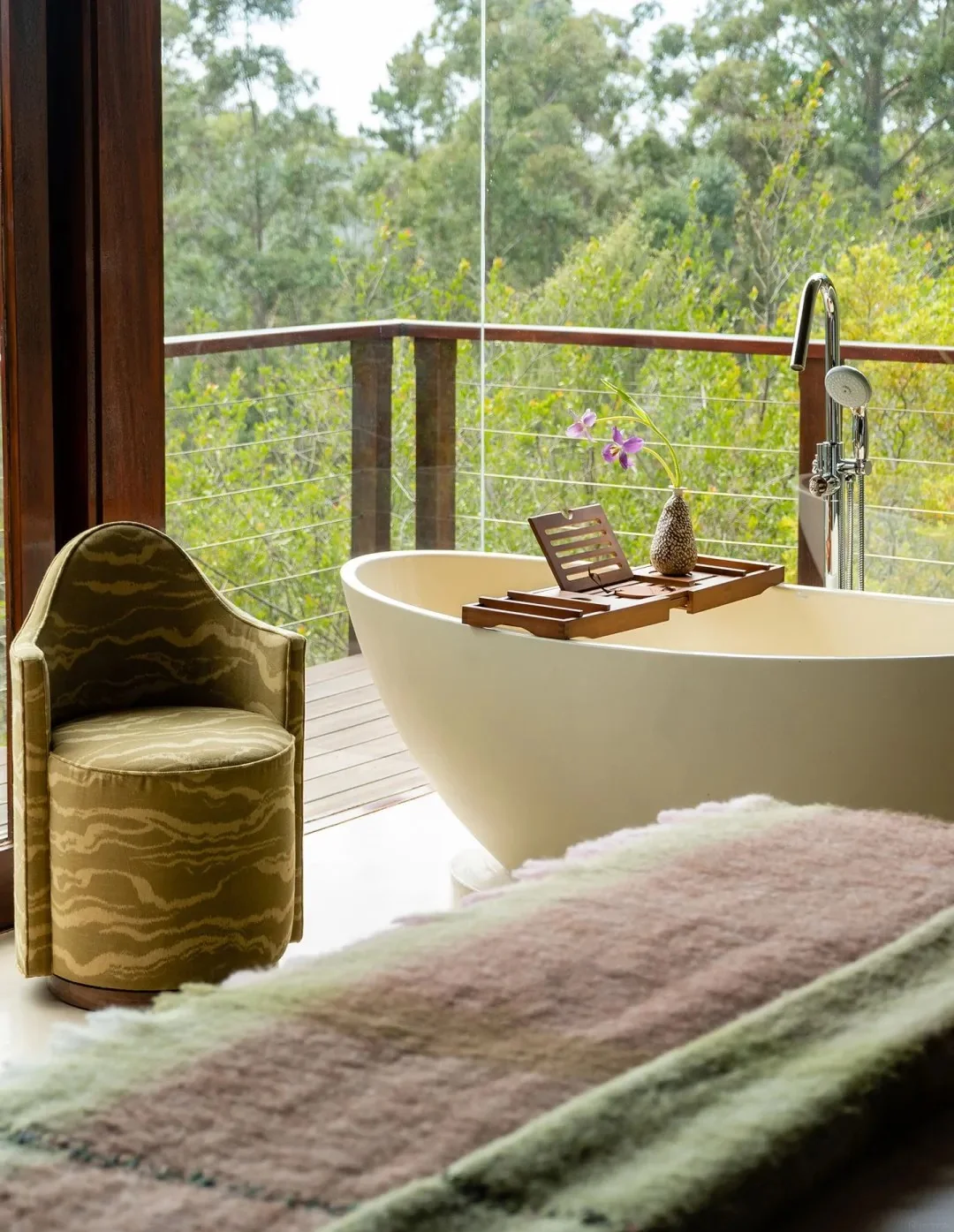 Frame bathing rituals with a view
