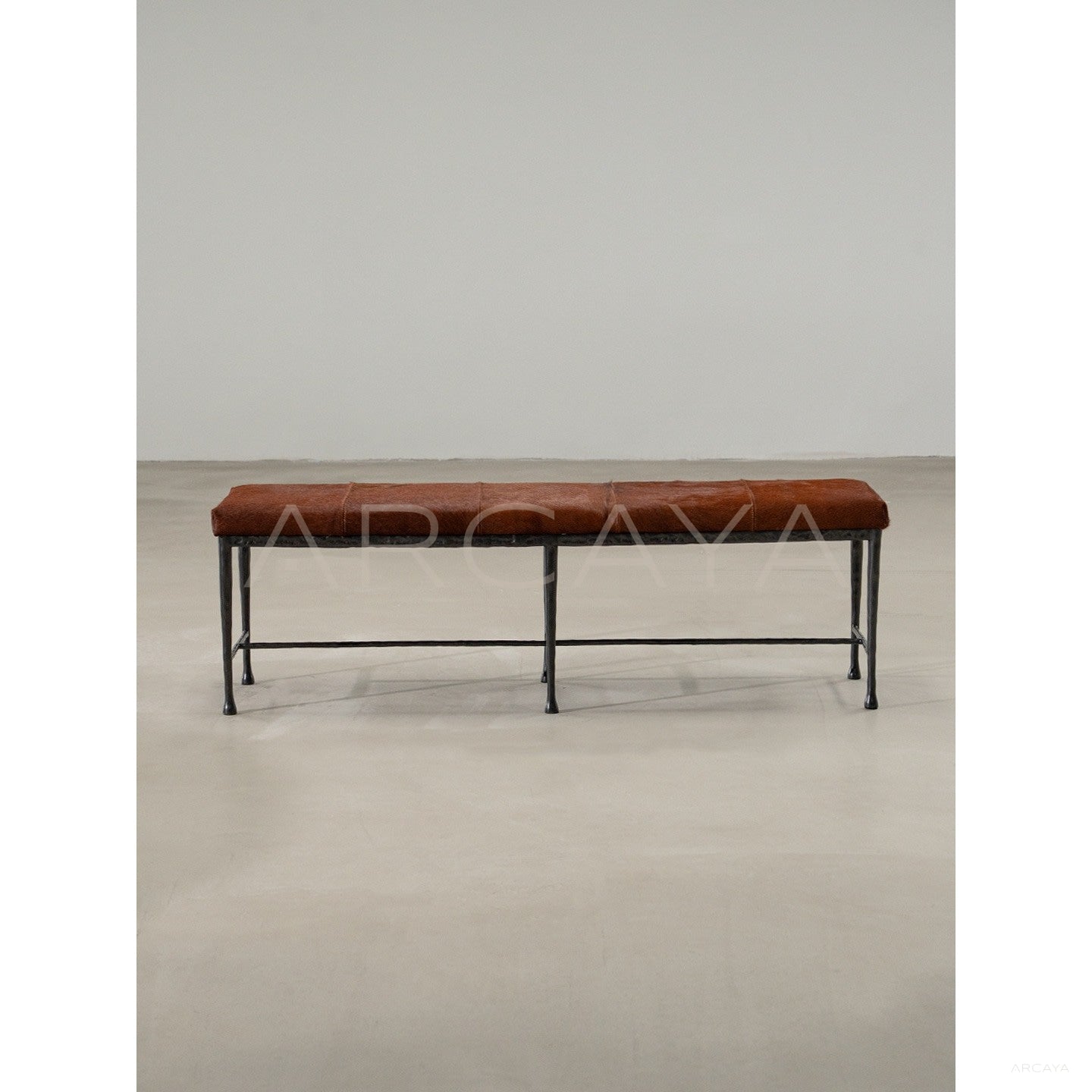Sud Forged Copper Bench - scene