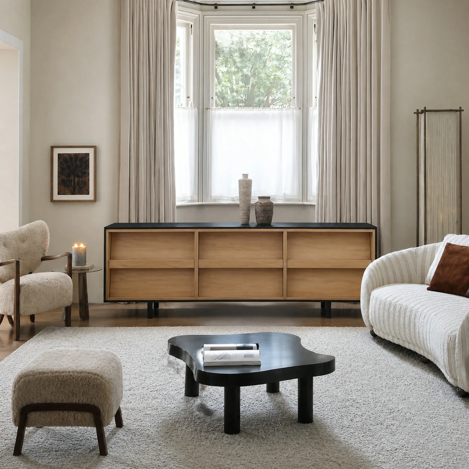 DC710 Sideboard in a finished interior.